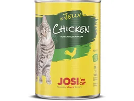 JosiCat Stuecke in Gelee mit Huhn