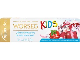 Dr WORSEG Zahngel top smile KIDS Erdbeere