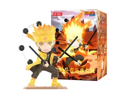 Naruto Ninkai Taisen Pop Mart Sammelfigur sortiert eine Blindbox Spielzeugserie mit 8 cm grossen Figuren