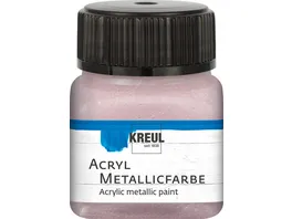 KREUL Acryl Metallicfarbe Rosegold 20 ml