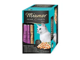 Miamor Katzennassfutter Feine Filets Mini Multibox Feine Selection