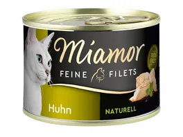 Miamor Katzennassfutter Feine Filets Naturell Huhn