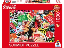 Schmidt Spiele Erwachsenenpuzzle Coca Cola is it 1000 Teile