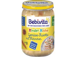 Bebivita Kinder Kueche Gemuese Risotto mit Huehnchen 250g