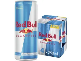 Red Bull Energiegetraenk Zuckerfrei