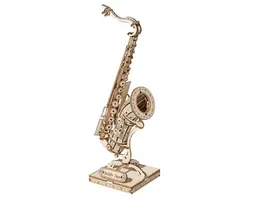 ELLIOT Robotime DIY Saxophone DIY 3D Puzzle 8 5 x 7 x 23 cm Holzbausatz