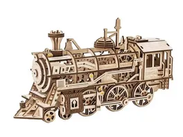 ELLIOT Robotime DIY Locomotive DIY 3D Puzzle 37 x 12 x 18 5 cm Locomotive Holzbausatz