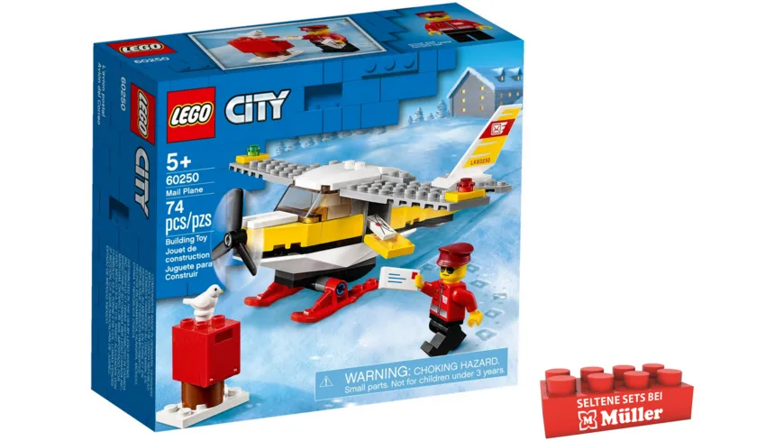 Postflugzeug NEU limitierte Auflage Lego Set 60250 