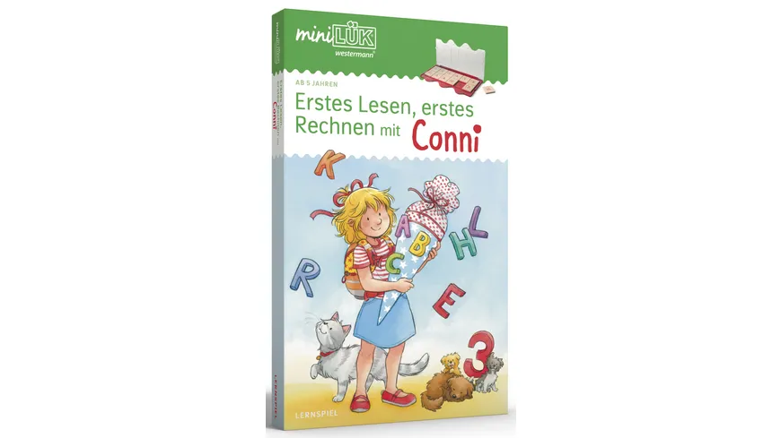 miniLÜK-Sets Kasten + Übungsheft/e / Vorschule/1. Klasse: Erstes Lesen, erstes Rechnen mit Conni