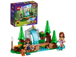 LEGO Friends 41677 Wasserfall im Wald Camping Spielzeug ab 5 Jahre