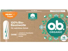 o b Organic Tampons Super