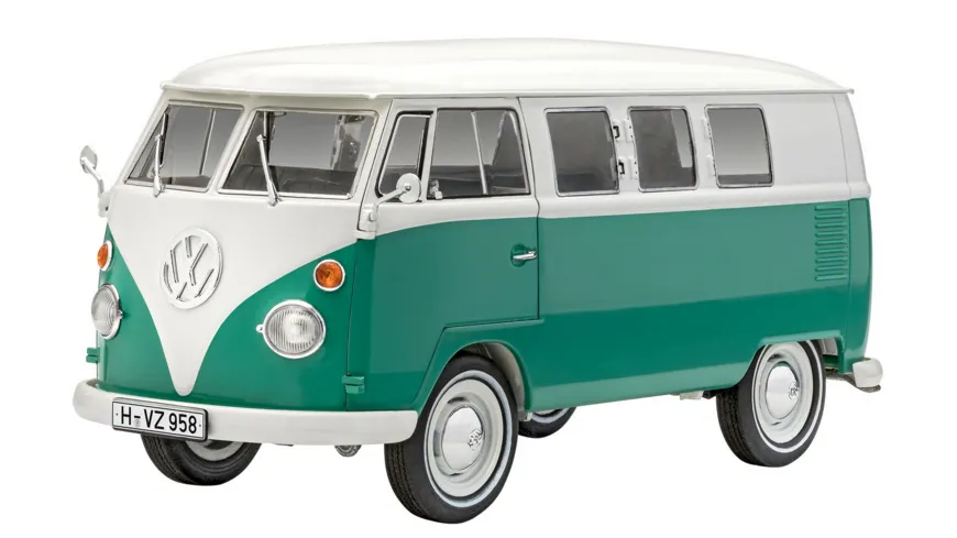 Model Set Volkswagen T1 Samba Bus, Inkl. Farben, Kleber, Pinsel