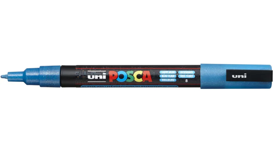 FABER-CASTELL Marker UNI POSCA PC-3M Glitter hellblau online