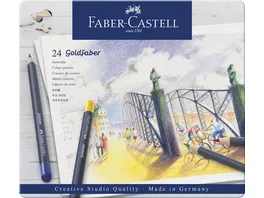 FABER CASTELL Farbstift Goldfaber 24 Metalletui