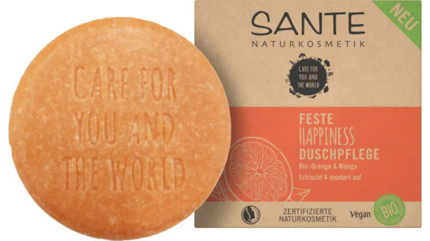 SANTE Feste Happiness Duschpflege Bio-Orange & Mango online bestellen |  MÜLLER