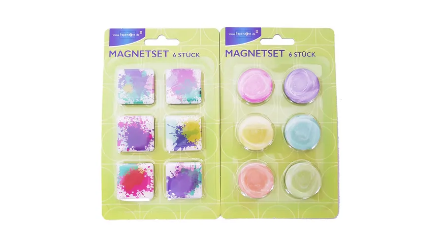 PAPERZONE Magnet-Set Bunte Farbverläufe
