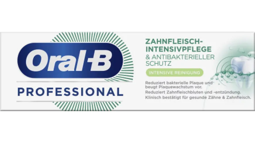 Oral-B Professional Zahnpasta Zahnfleisch-Intensivpflege & Antibakterieller Schutz Intensive Reinigung 75ml