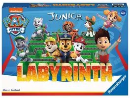 Ravensburger Spiel Paw Patrol Junior Labyrinth das bekannte Brettspiel von Ravensburger als Junior Version fuer Kinder ab 4 Jahren