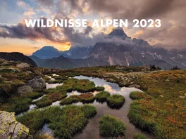 Bildkalender Wildnisse Alpen 50x35x14cm