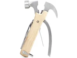 Kikkerland Holz Multitool Wood Hammer