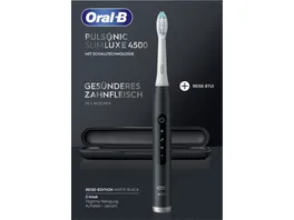 Oral B Elektrische Zahnbuerste Pulsonic Slim Luxe 4500 Matte Black mit Reiseetui NEU schmalere Verpackung