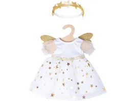 Heless Kleid Schutzengel mit Sternen Haarband Gr 35 45 cm