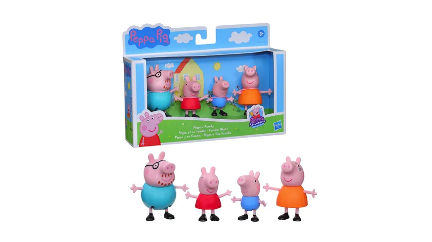 Hasbro - Peppa Pig - Peppa Pig Regentag mit Familie Wutz