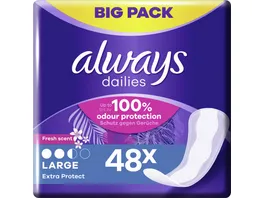 Always Slipeinlagen Extra Protect Large Fresh BigPack 48ST