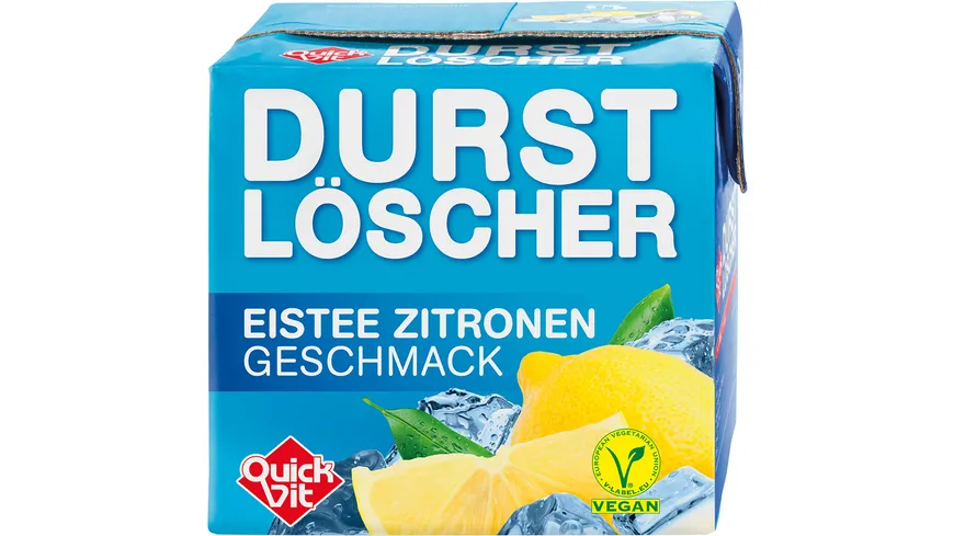 QuickVit Durstlöscher Eistee Zitrone