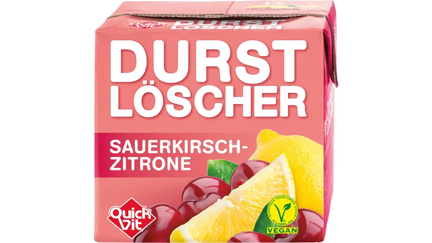 QuickVit Durstlöscher Sauerkirsch-Zitrone