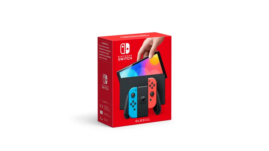 Nintendo Switch - Konsole / Neon-Blau (OLED-Modell) | MÜLLER