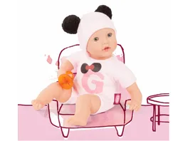 Goetz Muffin to dress Signature Edition Babypuppe ohne Haare mit blauen Schlafaugen 33 cm