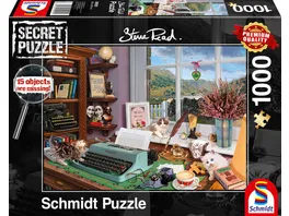 Schmidt Spiele Erwachsenenpuzzle Am Schreibtisch 1000 Teile
