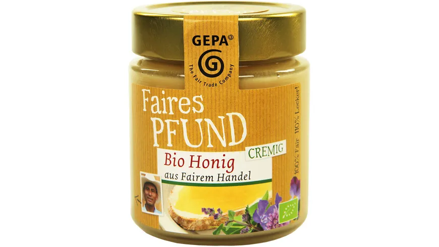 GEPA Das Faire Pfund Bio Honig cremig