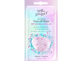 Selfie Project Mask Shine like a Unicorn Peel off Maske