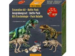 Die Spiegelburg T RexWorld Ausgrabungsset Battle Pack T Rex und Carnotaurus