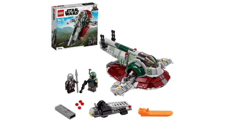 LEGO Star Wars 75312 Boba Fetts Starship™, Bauset, Spielzeug Ab 9 Jahren