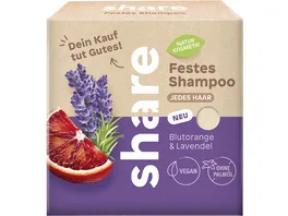 share Festes Shampoo Blutorange Lavendel