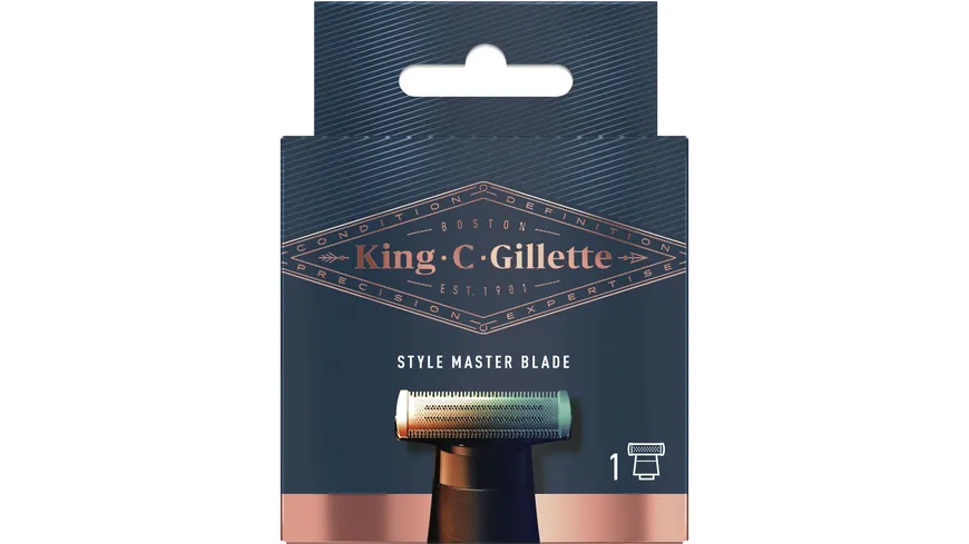 King C Gillette Barttrimmer King C - Style Master Systemklinge 1ST