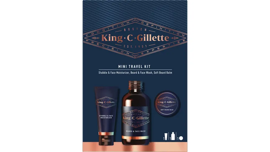 Gillette King C. Mini Travel Kit