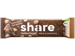 share Bio Haferriegel Kakao Haselnuss