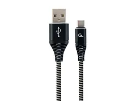 Cableexpert Ladekabel USB C 2 Meter Black White