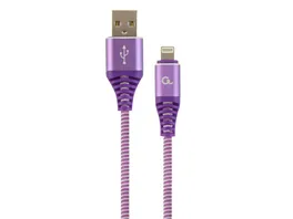 Cableexpert Ladekabel 8 pin 2 Meter Purple White