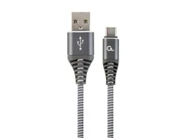 Cableexpert Ladekabel USB C 1 Meter Spacegrey White