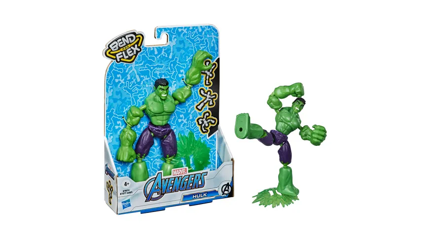 Hasbro - Marvel Avengers Bend And Flex Hulk