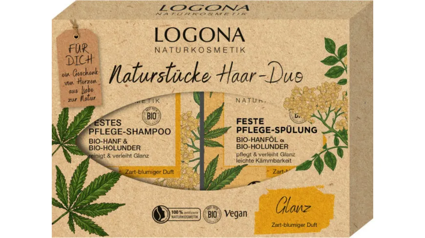 LOGONA Naturstücke Haar-Duo | bestellen MÜLLER Glanz online