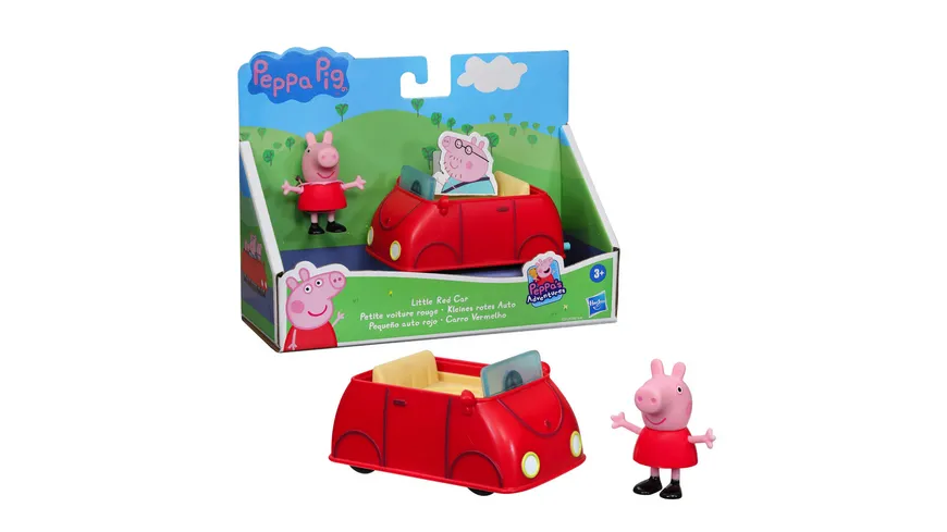 Hasbro - Peppa Pig - Rotes Auto mit Peppa