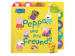 Peppa Pig Peppa und ihre Freunde Pappbilderbuch mit Register