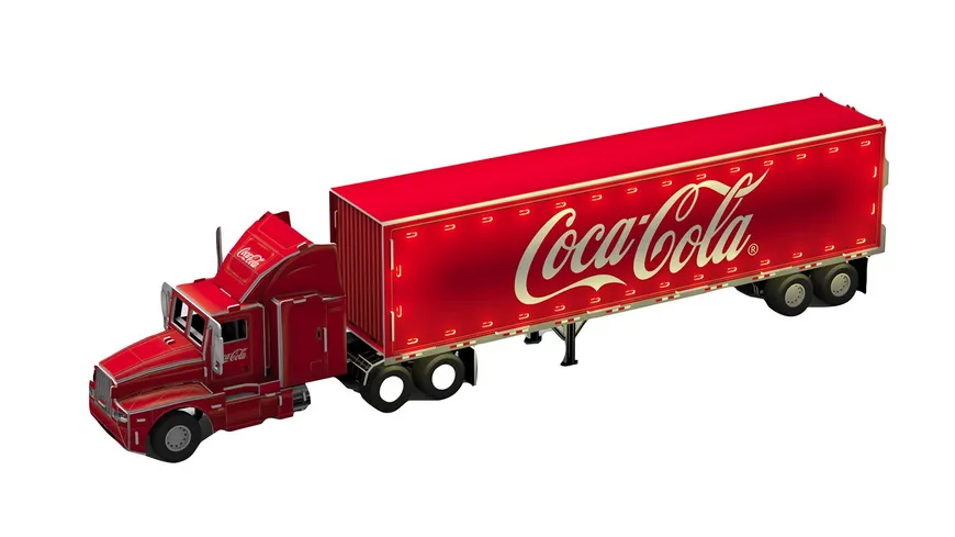 Revell 00152 - 3D Puzzle Coca-Cola Truck LED Edition