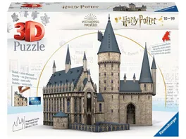 Ravensburger Puzzle 3D Puzzle Harry Potter Hogwarts Schloss Die Grosse Halle 540 Teile Fuer alle Harry Potter Fans ab 10 Jahren